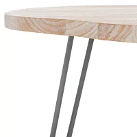 Wood-Top Dining Table