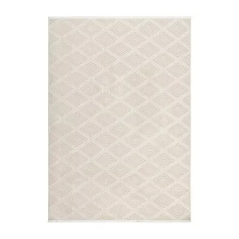 Town And Country Rein Diamond Washable Indoor Rectangular Area Rug