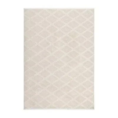 Town And Country Rein Diamond Washable Indoor Rectangular Area Rug