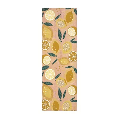 Town And Country Livie Floral Washable 24" X 72" Indoor Rectangular Runner