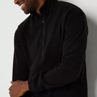 Xersion Polar Fleece Mens Long Sleeve Mock Neck Top