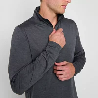 Xersion EverAir 2.0 Mens Mock Neck Long Sleeve T-Shirt