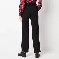 by&by-Juniors Womens Relaxed Fit Wide Leg Trouser