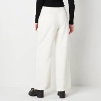 by&by-Juniors Wide Leg Pleated Pant