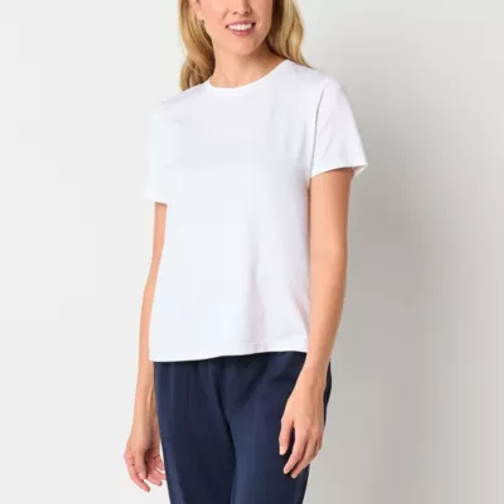 Xersion Womens Performance Crew Neck Short Sleeve T-Shirt