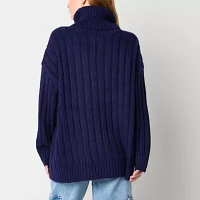 a.n.a Womens Turtleneck Long Sleeve Pullover Sweater