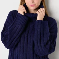 a.n.a Womens Turtleneck Long Sleeve Pullover Sweater