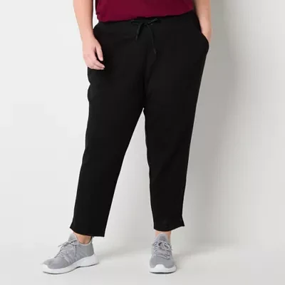 Xersion Womens Scuba Mid Rise Plus Jogger Pant