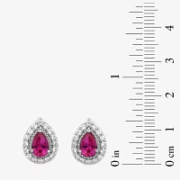 Gemstone Sterling Silver 2-Pc Pear Jewelry Set
