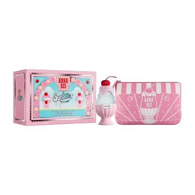 Anna Sui Sundae Pretty Pink Eau De Toilette 2-Pc Gift Set