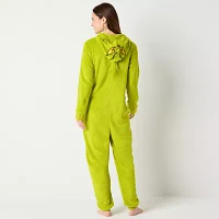 Unisex Adult Dr. Seuss Grinch Fleece Long Sleeve Matching Family One Piece Pajama