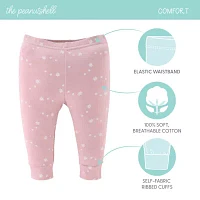 The Peanutshell Baby Girls 5-pc. Straight Pull-On Pants