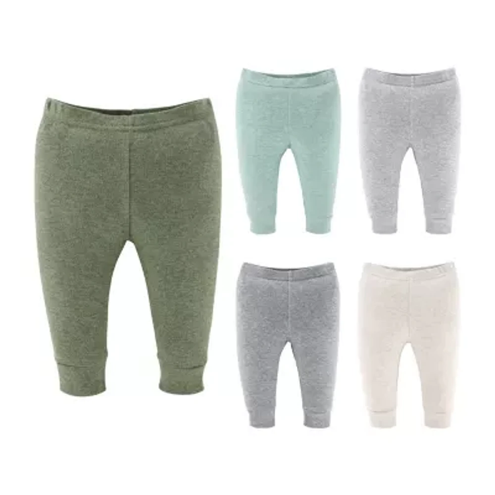 The Peanutshell Baby Unisex 5-pc. Straight Pull-On Pants