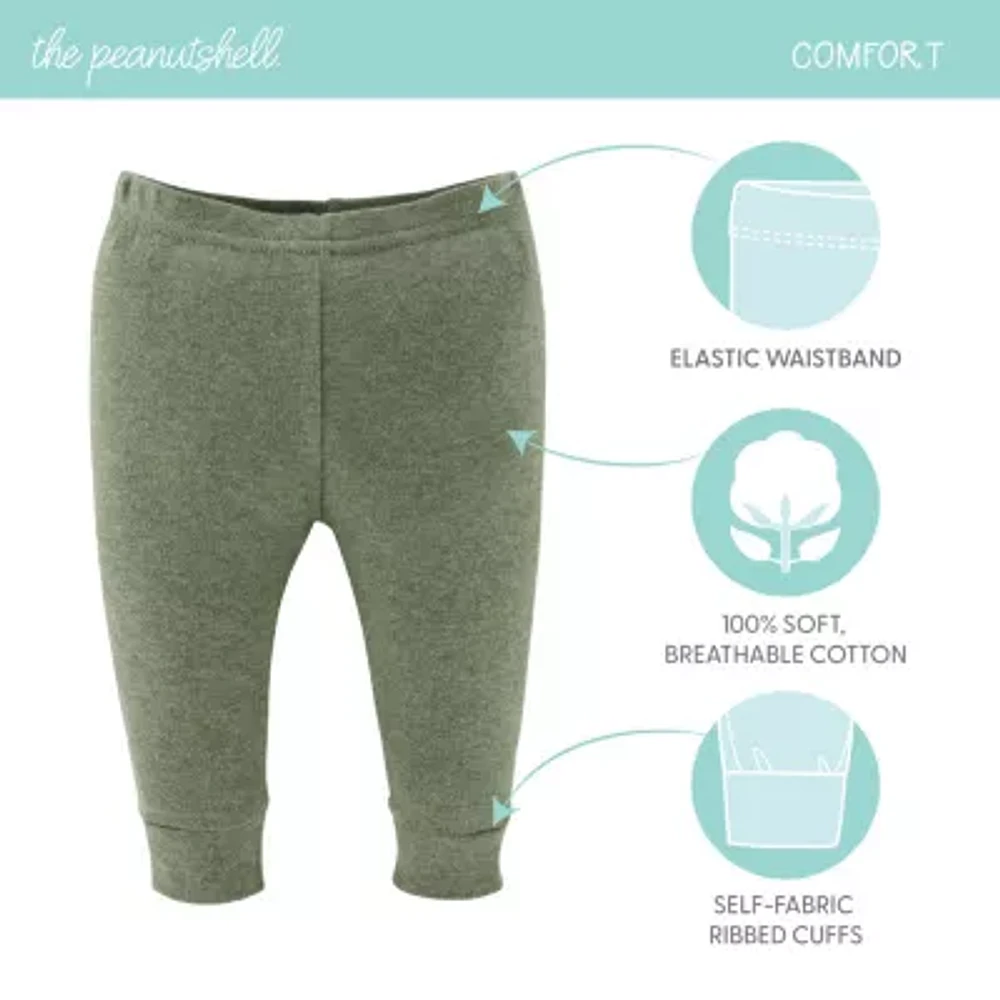 The Peanutshell Baby Unisex 5-pc. Straight Pull-On Pants