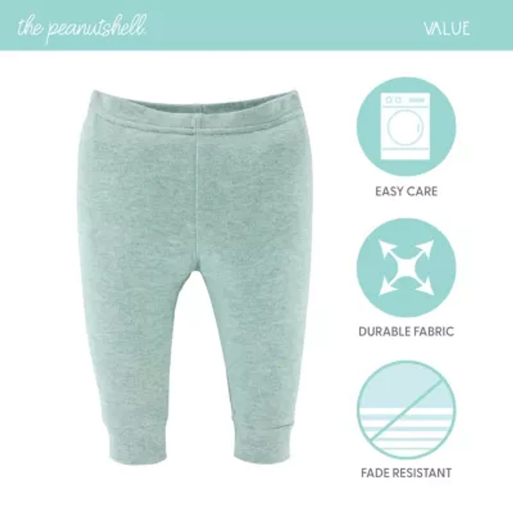 The Peanutshell Baby Unisex 5-pc. Straight Pull-On Pants