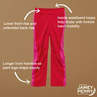 Jamey Perry x JCPenney Womens Adaptive Colorblock Wide-Leg Suit Pant