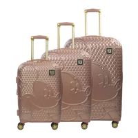 ful Disney Mickey Mouse 3-pc. Textured Hardside Lightweight Luggage Set