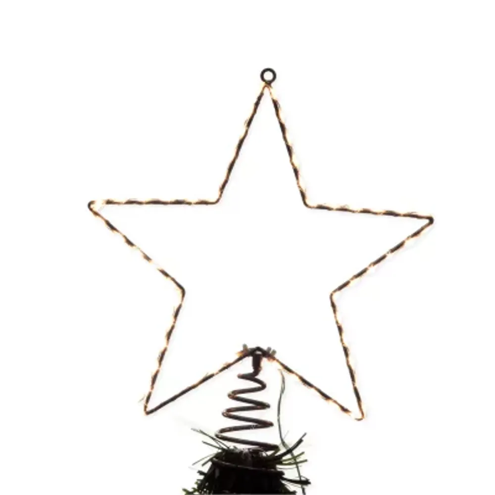 Kurt Adler 13-Inch Metal Lighted Led Star Christmas Tree Topper