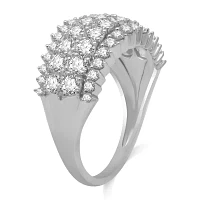 Womens 2 CT. T.W. Natural White Diamond 10K Gold Band
