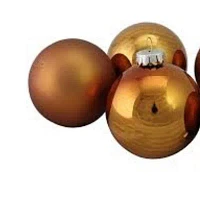 Northlight Glass 2-Finish Ball 6-pc. Christmas Ornament