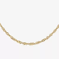 Girls 1/4 CT. Lab Created White Cubic Zirconia 14K Gold Over Silver Pendant Necklace