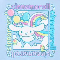 Juniors Cinnamoroll Oversized Sweatshirt Womens Crew Neck Long Sleeve