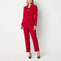 Black Label by Evan-Picone Womens Straight Fit Suit Pants