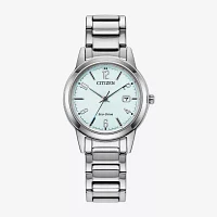 Citizen Dress/Classic Womens Silver Tone Stainless Steel Bracelet Watch Fe1241-71x