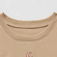 Thereabouts Little & Big Girls Adaptive Round Neck Short Sleeve Graphic T-Shirt