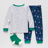 Sleep On It Toddler Boys 3-pc. Pajama Set