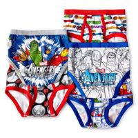 Little & Big Boys 5 Pack Avengers Briefs