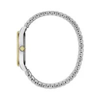 Caravelle Designed By Bulova Womens Two Tone Stainless Steel Bracelet Watch 45m111