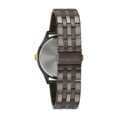 Caravelle Designed By Bulova Mens Stainless Steel Bracelet Watch 45b149