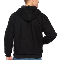 Smiths Workwear Mens Hooded Midweight Bomber Jacket