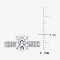 Womens 1/4 CT. T.W. Lab Created White Moissanite 14K Gold Bridal Set