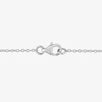 Womens 1 1/2 CT. T.W. Lab Created White Moissanite Sterling Silver 18 Inch Pendant Necklace