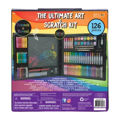 Art 101 Color & Doodle Art Case, 121 Pieces