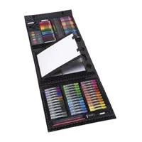 Art 101 Budding Artist Pop-Up Easel 150 Piece Doodle and Color Art Set