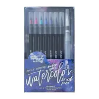 Art 101 Creative Tools 3 Pack Watercolor Brush Pens in Assorted Color Themes