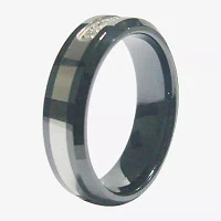 Men's 1/7 CT.T.W. Natural Diamond Two-Tone Wedding Band