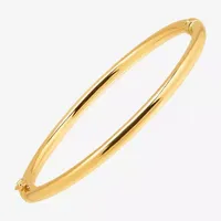 Made in Italy 14K Gold Hollow Bangle Bracelet