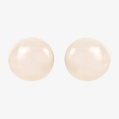 White Cultured Freshwater Pearl 14K Gold 4.1mm Stud Earrings