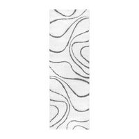 nuLoom Carolyn Modern Waves Indoor Outdoor Rectangular Runner