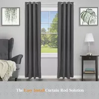 Kenney Easy Install Collection™ Fast Fit™ Kamara 5/8 Adjustable Curtain Rod