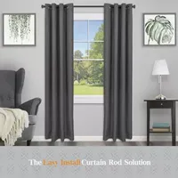 Kenney Easy Install Collection™ Fast Fit™ Kamara 5/8 Adjustable Curtain Rod