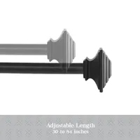 Kenney  Collection™ Fast Fit™ Easy Install Mission 5/8 Adjustable Curtain Rod