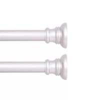 Kenney Easy Install Collection™ Fast Fit™ No Tools Nicholas 2-Pack 5/8 Tension Curtain Rod