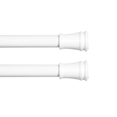 Kenney Easy Install Collection™ Fast Fit™ No Tools Rogers 2-Pack 5/8 IN Tension Curtain Rod