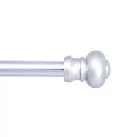 Kenney Ashby Petite Cafe Decorative 7/16 Adjustable Curtain Rod