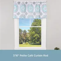 Kenney Ashby Petite Cafe Decorative 7/16 Adjustable Curtain Rod